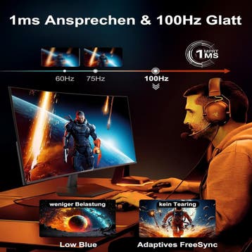Gaming Monitor - Beeldscherm computer - 24 inch - Curved - 1, Verzenden, Zo goed als nieuw