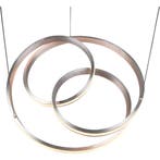 LED Hanglamp - Trion Yarino - 60W - Aanpasbare Kleur -, Huis en Inrichting, Lampen | Hanglampen, Ophalen of Verzenden, Nieuw, Metaal