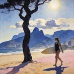 Le Yack - Walking Into Light - Hand signed, Antiek en Kunst