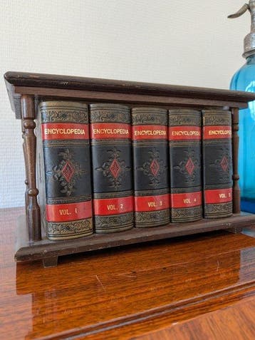 Trompe loeil - Drankkast - Eik - Boek whiskykelder