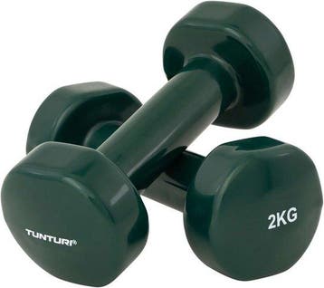 Tunturi Dumbbell set 2 x 2,0 kg — zo goed als nieuw, Nieuw