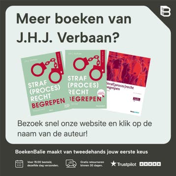 Straf(proces)recht begrepen / Recht begrepen - J.H.J., Verzenden, Gelezen, J.H.J. Verbaan