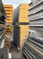 Wandpanelen, Wandplaten, 80 mm, Antraciet, 29st. 4120mm, Verzenden, Nieuw