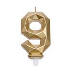 Cijferkaars Geo Goud #9, Hobby en Vrije tijd, Taarten en Cupcakes maken, Verzenden, Nieuw