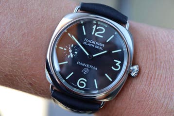 Horloge Panerai Radiomir Black Seal 02/2019 Full set, Overige merken, Staal, Polshorloge, Ophalen of Verzenden