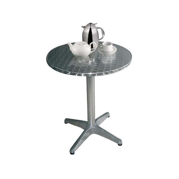 Bolero ronde RVS tafel 80cm, Zakelijke goederen, Horeca | Meubilair en Inrichting, Verzenden