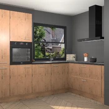 Astoria Eiken keuken Metz 123035, Verzenden, Nieuw