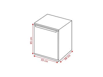 Etna KVV755WIT - Vrijstaande koelkast - Stil 40 dB(A) - Wit, Verzenden, Zo goed als nieuw