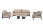 4SO Savanne/Sofie stoel-bank loungeset - Terre, Verzenden, Nieuw, Overige materialen, Loungeset