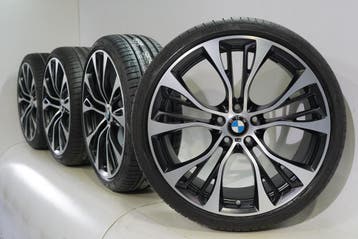 BMW X3 X4 F25 F26 M599 21 inch velgen Pirelli Runflat Zomerb, Gebruikt, Velg(en), Zomerbanden, 21 inch