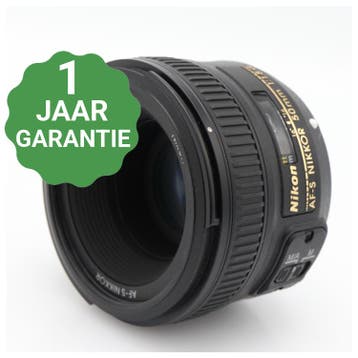 Nikon AF-S 50mm f/1.8G, Verzenden, Gebruikt