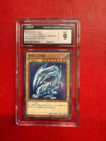 Konami - 1 Graded card - Yu-Gi-Oh! - Blue-Eyes White Dragon, Nieuw