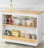 Keukentrolley met Lades, Planken & Kruidenrek – 110 cm, Verzenden, Nieuw