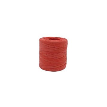 Raffia 5 mm 200 mtr Eco Rood, Hobby en Vrije tijd, Ophalen of Verzenden, Nieuw, Overige typen