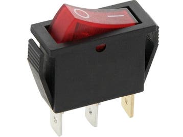 Schakelaar - rood - 12 volt - 20A - verlicht, Hobby en Vrije tijd, Elektronica-componenten, Ophalen of Verzenden, Nieuw