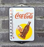 Coca Cola Drink emaille thermometer, Verzamelen, Verzenden, Nieuw