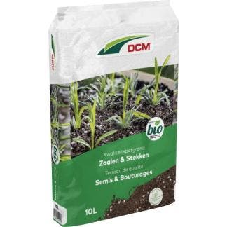 Zaai- en stekgrond | DCM | 10 liter (Bio-label), Tuin en Terras, Aarde en Mest, Verzenden