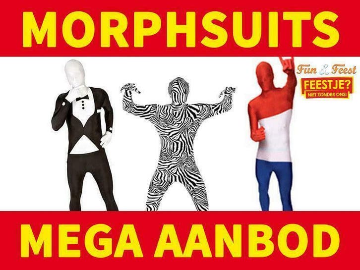 Morphsuit - Mega aanbod morphsuits, Kleding | Heren, Carnavalskleding en Feestkleding, Kleding, Nieuw, Ophalen of Verzenden