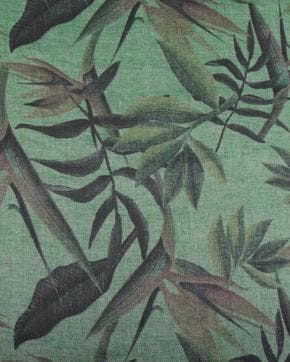 Linnen Tropical Groen/Naturel, Nieuw, Groen