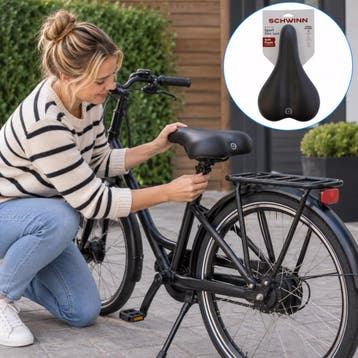 Schwinn Sportzadel zwart met zachte schuimvulling en zade..., Ophalen of Verzenden, Nieuw, Frame