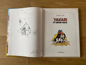 Yakari T1 + dédicace - C - 1 Album - Herdruk - 1979, Boeken, Stripboeken, Nieuw