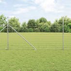 vidaXL Afrasteringspaal Gegalvaniseerd 25 x 1,4 m Staal, Verzenden, Nieuw, IJzer