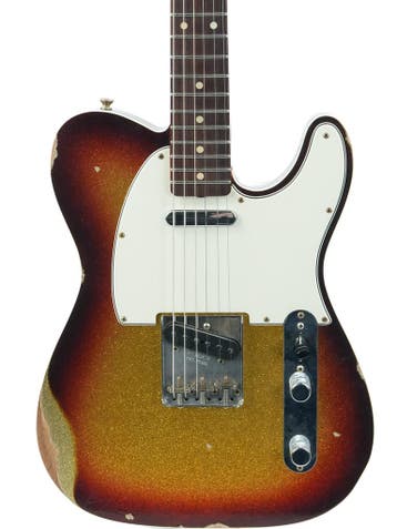 Fender Custom Shop 60 Telecaster Custom Relic 3 Color Sun..., Muziek en Instrumenten, Snaarinstrumenten | Gitaren | Elektrisch
