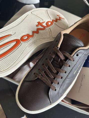 Santoni - Platte schoenen - Maat: EU 40, Nieuw