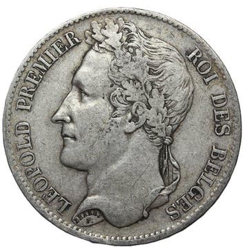 België. Leopold I. 5 Francs 1849 (Zonder minimumprijs)