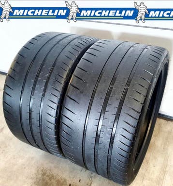 2x 325 30 ZR20 MICHELIN*SPORT CUP 2* 5 a 5.5mm €250 P.S, Ophalen, Gebruikt, 325 mm, Band(en)