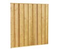 Vuren Beto-dichtplankscherm 180 x 180 cm Groen Geïmpregneerd, Nieuw