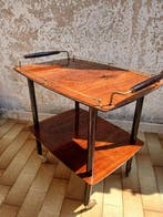 Serveerwagen - Hout, Metaal, Brons - Carrello bar