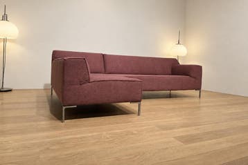 NIEUW Design on Stock Bloq 2,5-Zits Roze + GARANTIE, 75 tot 100 cm, Ophalen of Verzenden, Rechte bank, Stof