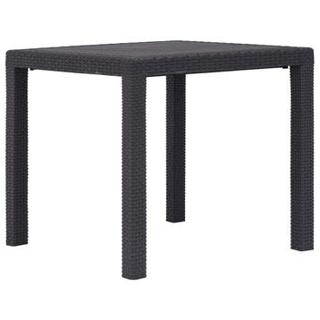 Tuintafel 79x79cm | Retourdeal 33% Korting, Ophalen of Verzenden, Zo goed als nieuw, Vierkant, Kunststof