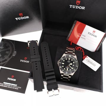 Tudor Black Bay LHD M25610TNL-0001; Automatisch Heren Hor..., Overige merken, Overige materialen, Kunststof, Ophalen of Verzenden