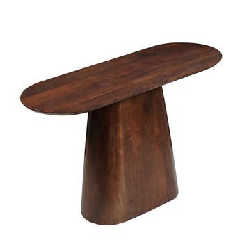 Mangohout Sidetable Mick Capsule Bruin 120 cm, Verzenden, Nieuw, Overige houtsoorten, Industriële meubels