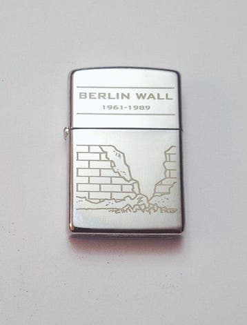 Zippo, Berlin Wall Marzo de 2010 - Aansteker - Staal, Nieuw