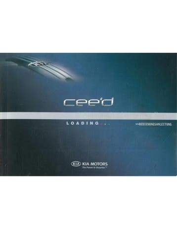 2009 KIA CEED INSTRUCTIEBOEK DUITS, Auto diversen, Handleidingen en Instructieboekjes