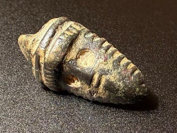 Oud-Grieks, Hellenistisch Brons Zeldzame antropomorfe amulet