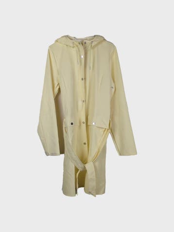 RAINS Outdoorjas Heren maat S Light Yellow, Overige kleuren, RAINS, Ophalen of Verzenden, Zo goed als nieuw