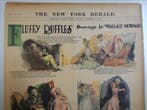 Fluffy Ruffles - Buster Brown - 11 Krantenpaginas en strips, Nieuw