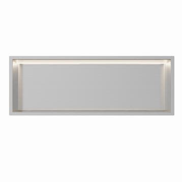 RVS Inbouwnis 30x90x10cm met RGB verlichting, Doe-het-zelf en Verbouw, Verzenden, Nieuw