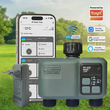 Slimme Tuin Water Timer met Wifi & RF433 - 3 Uitgangen, Auto, Verzenden, Nieuw