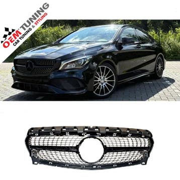 Grille voor CLA-Klasse C117 X117 | Black Diamond Style 16-19, Voor, Mercedes-Benz, Nieuw, Ophalen of Verzenden