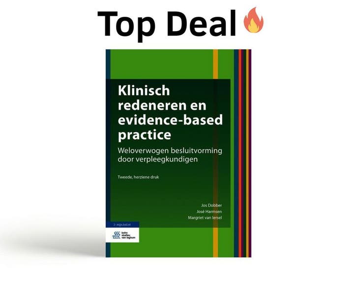 Klinisch redeneren en evidence-based practice, 9789036826099, Boeken, Studieboeken en Cursussen, Zo goed als nieuw, Verzenden