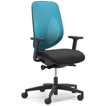 (MDK-107125) Giroflex bureaustoel G353 refurbisched in kl..., Huis en Inrichting, Ophalen of Verzenden, In hoogte verstelbaar