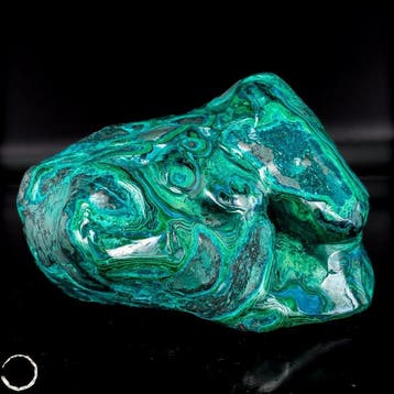 Natuurlijke azuuriet–chrysocolla–malachiet sculptuur – Een