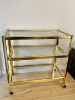 Messing vintage sidetable, Ophalen of Verzenden