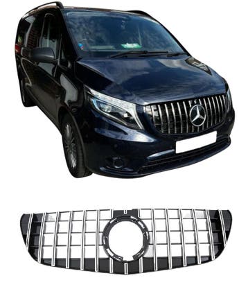 Grill | geschikt voor Mercedes-Benz | Vito 19- 4d bus | W447, Verzenden, Nieuw, Mercedes-Benz