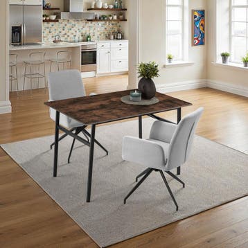 Eetkamertafel Swansea 120x75x76cm, Huis en Inrichting, Tafels | Eettafels, Verzenden, Nieuw